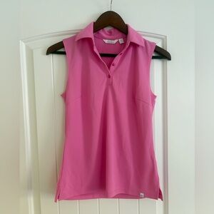 Lady Hagen Vibrant Pink Sleeveless Blouse